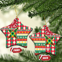 Personalized Amazon Warriors Cricket Christmas Ceramic Ornament Guyana Merry Xmas - Wonder Print Shop