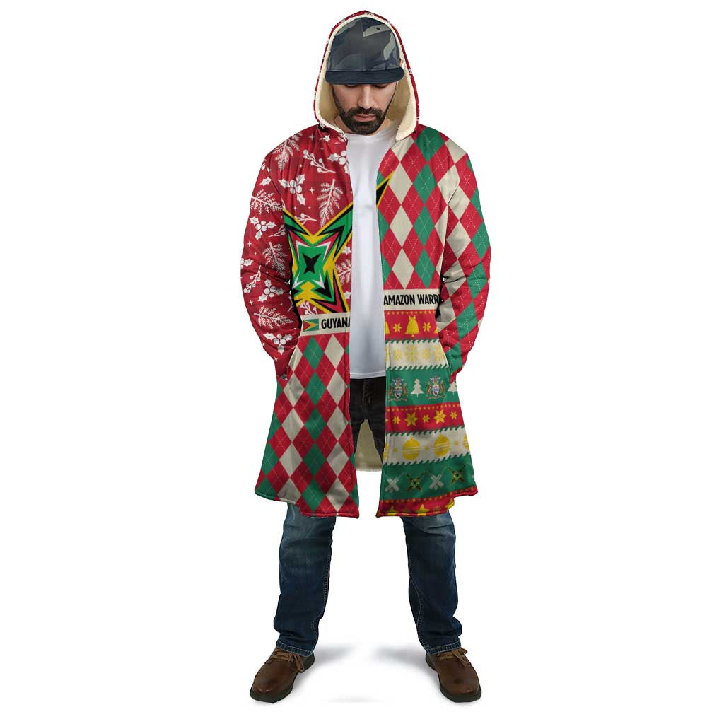 Personalized Amazon Warriors Cricket Christmas Cloak Guyana Merry Xmas - Wonder Print Shop