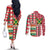 Personalized Amazon Warriors Cricket Christmas Couples Matching Off The Shoulder Long Sleeve Dress and Long Sleeve Button Shirt Guyana Merry Xmas - Wonder Print Shop