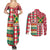 Personalized Amazon Warriors Cricket Christmas Couples Matching Summer Maxi Dress and Long Sleeve Button Shirt Guyana Merry Xmas - Wonder Print Shop