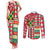 Personalized Amazon Warriors Cricket Christmas Couples Matching Tank Maxi Dress and Long Sleeve Button Shirt Guyana Merry Xmas - Wonder Print Shop
