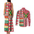 Personalized Amazon Warriors Cricket Christmas Couples Matching Tank Maxi Dress and Long Sleeve Button Shirt Guyana Merry Xmas - Wonder Print Shop
