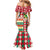 Personalized Amazon Warriors Cricket Christmas Family Matching Mermaid Dress and Hawaiian Shirt Guyana Merry Xmas - Wonder Print Shop