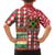 Personalized Amazon Warriors Cricket Christmas Family Matching Off The Shoulder Long Sleeve Dress and Hawaiian Shirt Guyana Merry Xmas - Wonder Print Shop