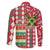 Personalized Amazon Warriors Cricket Christmas Family Matching Off The Shoulder Long Sleeve Dress and Hawaiian Shirt Guyana Merry Xmas - Wonder Print Shop