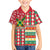 Personalized Amazon Warriors Cricket Christmas Family Matching Off The Shoulder Long Sleeve Dress and Hawaiian Shirt Guyana Merry Xmas - Wonder Print Shop