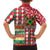 Personalized Amazon Warriors Cricket Christmas Family Matching Off Shoulder Maxi Dress and Hawaiian Shirt Guyana Merry Xmas - Wonder Print Shop