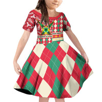 Personalized Amazon Warriors Cricket Christmas Family Matching Off Shoulder Short Dress and Hawaiian Shirt Guyana Merry Xmas - Wonder Print Shop