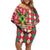 Personalized Amazon Warriors Cricket Christmas Family Matching Off Shoulder Short Dress and Hawaiian Shirt Guyana Merry Xmas - Wonder Print Shop