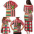 Personalized Amazon Warriors Cricket Christmas Family Matching Puletasi and Hawaiian Shirt Guyana Merry Xmas - Wonder Print Shop