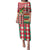 Personalized Amazon Warriors Cricket Christmas Family Matching Puletasi and Hawaiian Shirt Guyana Merry Xmas - Wonder Print Shop