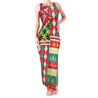 Personalized Amazon Warriors Cricket Christmas Family Matching Tank Maxi Dress and Hawaiian Shirt Guyana Merry Xmas - Wonder Print Shop