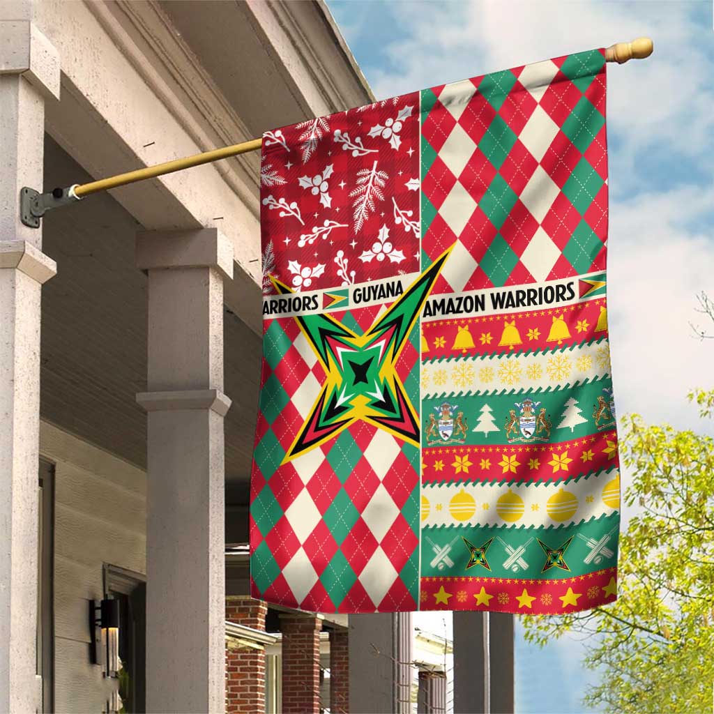 Amazon Warriors Cricket Christmas Garden Flag Guyana Merry Xmas - Wonder Print Shop