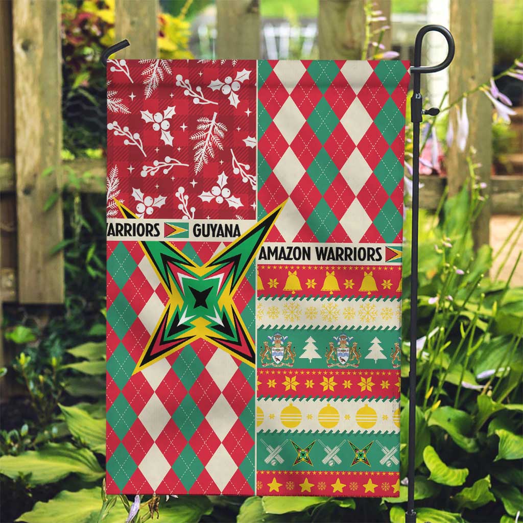 Amazon Warriors Cricket Christmas Garden Flag Guyana Merry Xmas - Wonder Print Shop