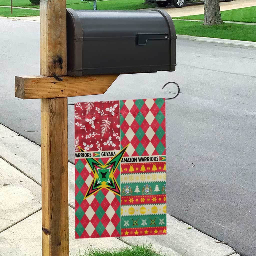 Amazon Warriors Cricket Christmas Garden Flag Guyana Merry Xmas - Wonder Print Shop