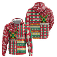 Personalized Amazon Warriors Cricket Christmas Hoodie Guyana Merry Xmas - Wonder Print Shop