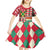 Personalized Amazon Warriors Cricket Christmas Kid Short Sleeve Dress Guyana Merry Xmas - Wonder Print Shop