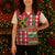 Personalized Amazon Warriors Cricket Christmas Knitted V-Neck Vest Guyana Merry Xmas - Wonder Print Shop