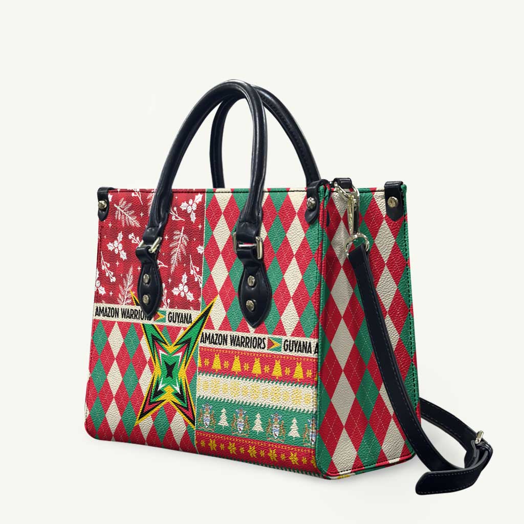 Amazon Warriors Cricket Christmas Leather Bag Guyana Merry Xmas - Wonder Print Shop