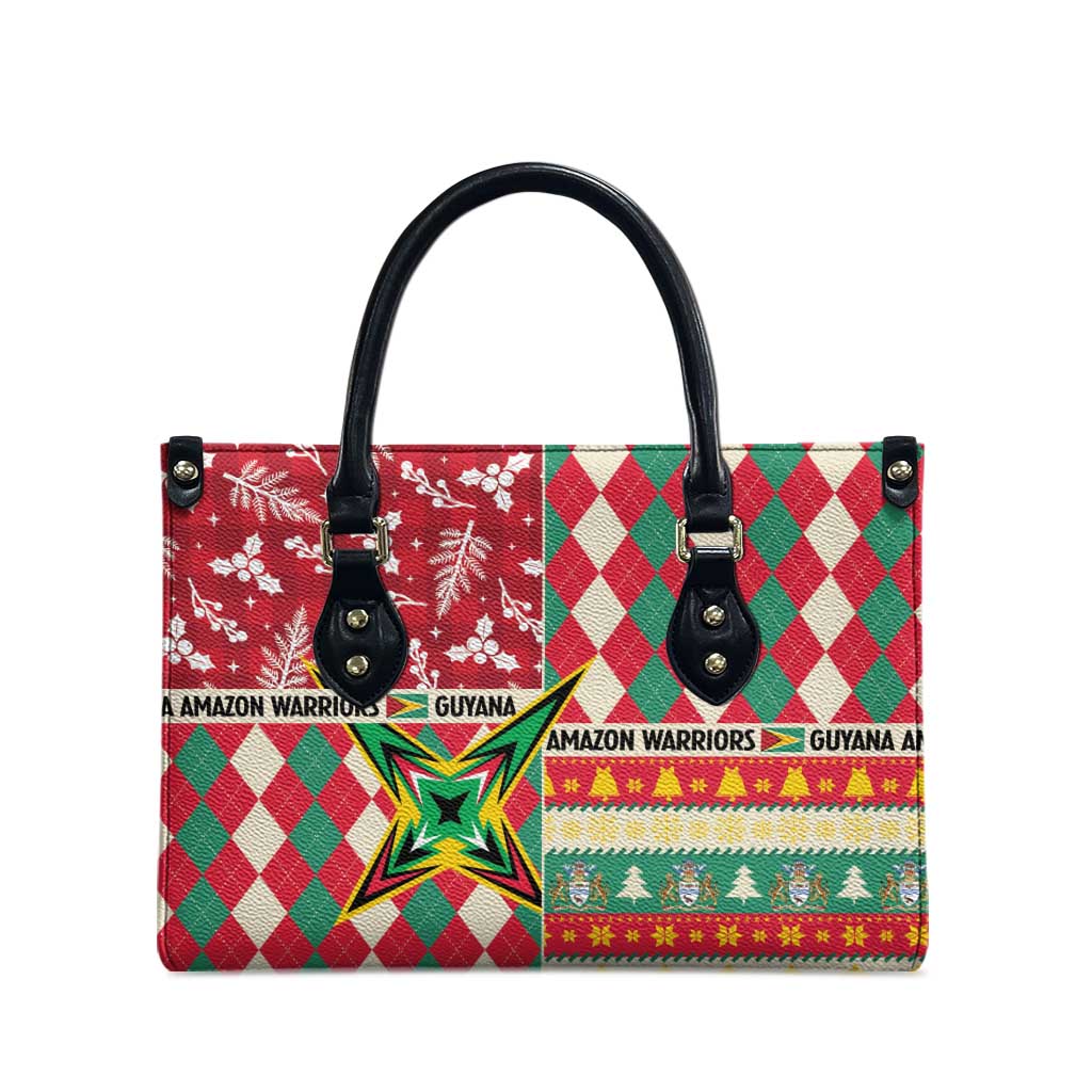 Amazon Warriors Cricket Christmas Leather Bag Guyana Merry Xmas - Wonder Print Shop