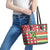 Amazon Warriors Cricket Christmas Leather Tote Bag Guyana Merry Xmas - Wonder Print Shop