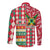 Personalized Amazon Warriors Cricket Christmas Long Sleeve Button Shirt Guyana Merry Xmas - Wonder Print Shop