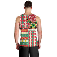 Personalized Amazon Warriors Cricket Christmas Men Tank Top Guyana Merry Xmas - Wonder Print Shop
