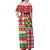 Personalized Amazon Warriors Cricket Christmas Off Shoulder Maxi Dress Guyana Merry Xmas - Wonder Print Shop