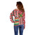 Personalized Amazon Warriors Cricket Christmas Off Shoulder Sweater Guyana Merry Xmas - Wonder Print Shop
