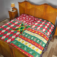 Amazon Warriors Cricket Christmas Quilt Guyana Merry Xmas - Wonder Print Shop