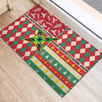Amazon Warriors Cricket Christmas Rubber Doormat Guyana Merry Xmas - Wonder Print Shop