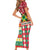 Personalized Amazon Warriors Cricket Christmas Short Sleeve Bodycon Dress Guyana Merry Xmas - Wonder Print Shop