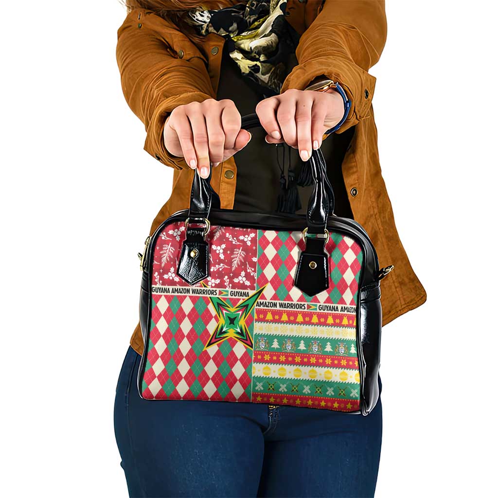 Amazon Warriors Cricket Christmas Shoulder Handbag Guyana Merry Xmas - Wonder Print Shop