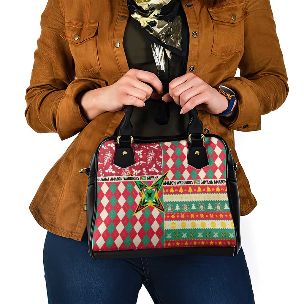Amazon Warriors Cricket Christmas Shoulder Handbag Guyana Merry Xmas - Wonder Print Shop