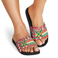 Amazon Warriors Cricket Christmas Slide Sandals Guyana Merry Xmas - Wonder Print Shop