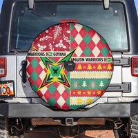 Amazon Warriors Cricket Christmas Spare Tire Cover Guyana Merry Xmas - Wonder Print Shop