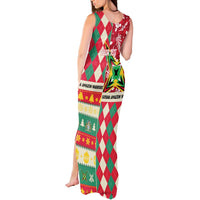 Personalized Amazon Warriors Cricket Christmas Tank Maxi Dress Guyana Merry Xmas - Wonder Print Shop