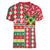 Personalized Amazon Warriors Cricket Christmas Women V-Neck T-Shirt Guyana Merry Xmas - Wonder Print Shop