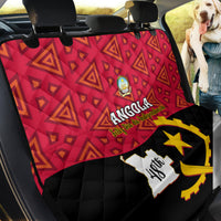 Personalised Angola Independence Day Back Car Seat Cover Angolan Samakaka With Giant Sable Antelope - Wonder Print Shop