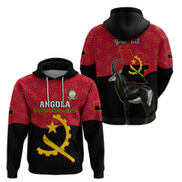 Personalised Angola Independence Day Hoodie Angolan Samakaka With Giant Sable Antelope - Wonder Print Shop
