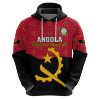 Personalised Angola Independence Day Hoodie Angolan Samakaka With Giant Sable Antelope - Wonder Print Shop