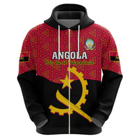 Personalised Angola Independence Day Hoodie Angolan Samakaka With Giant Sable Antelope - Wonder Print Shop
