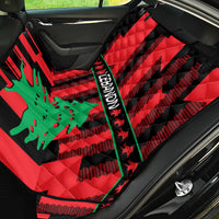 Personalised Lebanon Independence Day Back Car Seat Cover Lebanese Cedar 80 Years Of Anniversary - Wonder Print Shop