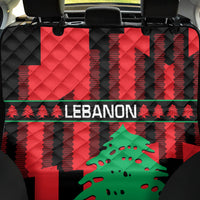 Personalised Lebanon Independence Day Back Car Seat Cover Lebanese Cedar 80 Years Of Anniversary - Wonder Print Shop