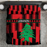 Personalised Lebanon Independence Day Bedding Set Lebanese Cedar 80 Years Of Anniversary - Wonder Print Shop