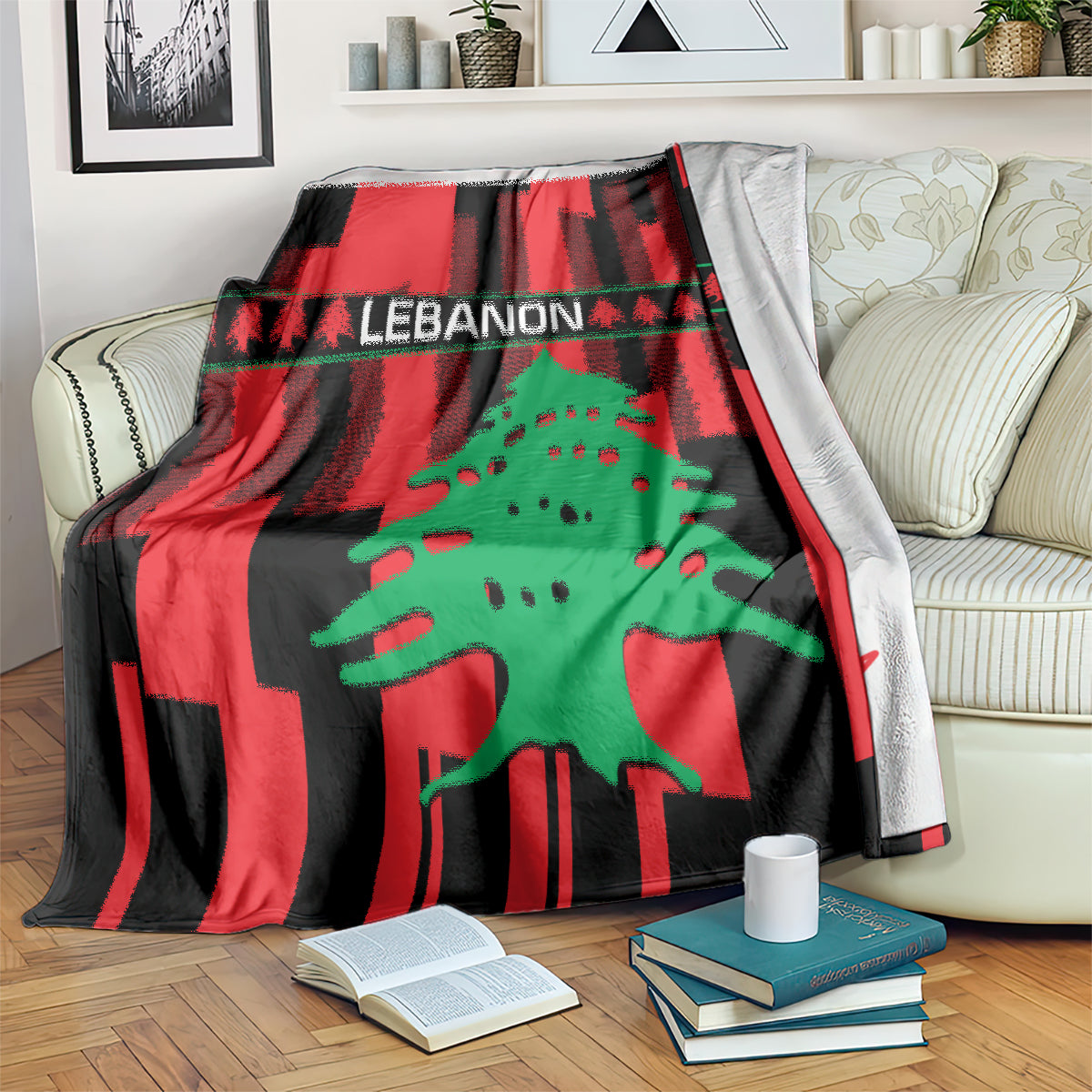 personalised-lebanon-independence-day-blanket-lebanese-cedar-80-years-of-anniversary