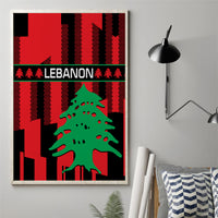 Personalised Lebanon Independence Day Canvas Wall Art Lebanese Cedar 80 Years Of Anniversary - Wonder Print Shop