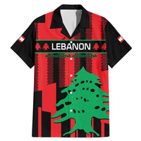 Personalised Lebanon Independence Day Family Matching Mermaid Dress and Hawaiian Shirt Lebanese Cedar 80 Years Of Anniversary - Wonder Print Shop
