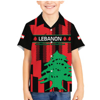 Personalised Lebanon Independence Day Family Matching Mermaid Dress and Hawaiian Shirt Lebanese Cedar 80 Years Of Anniversary - Wonder Print Shop