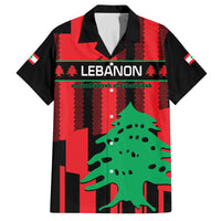Personalised Lebanon Independence Day Family Matching Puletasi Dress and Hawaiian Shirt Lebanese Cedar 80 Years Of Anniversary - Wonder Print Shop